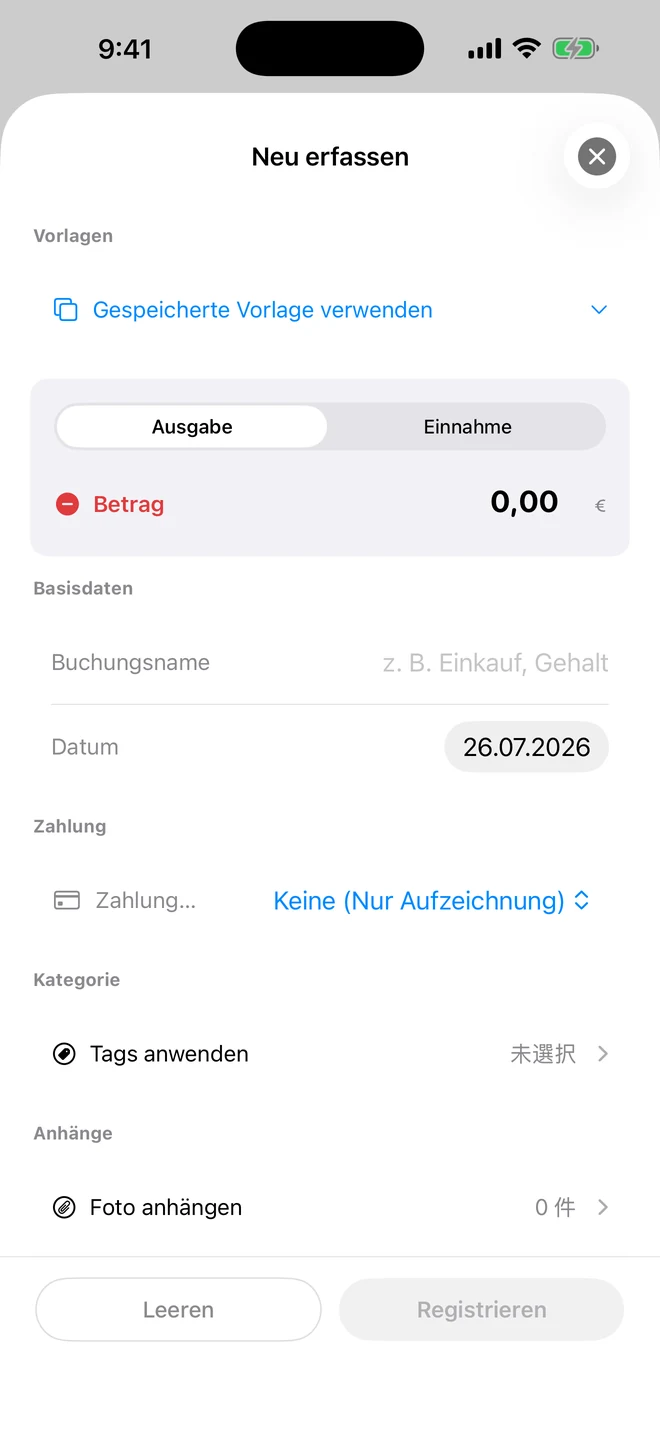 Klar und ohne Umwege erfassen